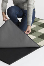 Load image into Gallery viewer, Buffalo Plaid Green & White Rug