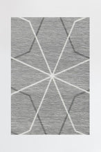 Load image into Gallery viewer, Geometrix Grey Rug