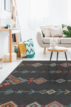 Load image into Gallery viewer, Kenza Charcoal Rug