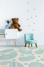 Load image into Gallery viewer, Araveli Teal Rug