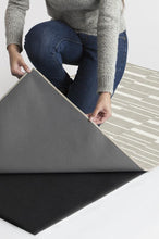 Load image into Gallery viewer, Broken Stripe Grey Rug