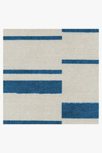 Load image into Gallery viewer, Broken Stripe Indigo Rug