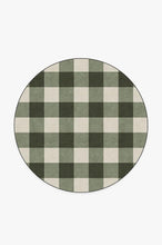 Load image into Gallery viewer, Buffalo Plaid Green & White Rug