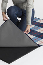 Load image into Gallery viewer, Buffalo Plaid Red & Blue Rug