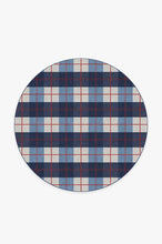 Load image into Gallery viewer, Buffalo Plaid Red & Blue Rug