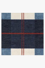 Load image into Gallery viewer, Buffalo Plaid Red & Blue Rug