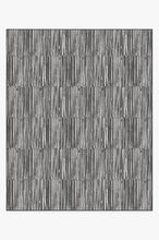 Load image into Gallery viewer, Caspian Stripe Black Rug