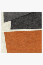 Load image into Gallery viewer, Color Field in Orange Rug