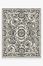 Load image into Gallery viewer, Delphina Black & White Rug