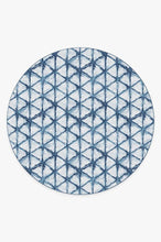 Load image into Gallery viewer, Diamond Shibori Indigo Rug