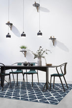 Load image into Gallery viewer, Diamond Shibori Navy Rug