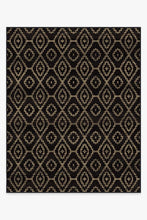 Load image into Gallery viewer, Diamond Trellis Black Rug