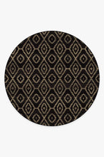 Load image into Gallery viewer, Diamond Trellis Black Rug