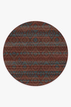 Load image into Gallery viewer, Diamond Trellis Brick Red Rug