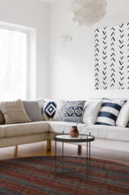 Load image into Gallery viewer, Diamond Trellis Brick Red Rug