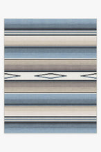 Load image into Gallery viewer, Falsa Stripes Blue Rug