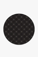 Load image into Gallery viewer, Geometrix Black Rug