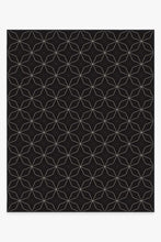 Load image into Gallery viewer, Geometrix Black Rug