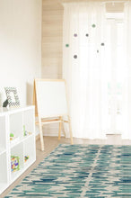 Load image into Gallery viewer, Hesperia Teal Rug