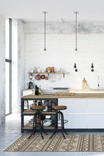 Load image into Gallery viewer, Linear Aztec Neutral Rug