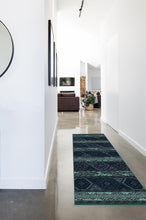 Load image into Gallery viewer, Lunara Geo Sapphire Rug