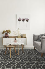 Load image into Gallery viewer, Minnie Trellis Black Rug