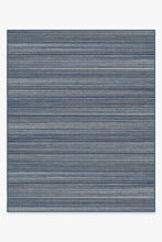 Load image into Gallery viewer, Multi Stripe Blue Rug