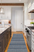 Load image into Gallery viewer, Multi Stripe Blue Rug