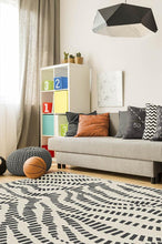 Load image into Gallery viewer, Naila Black Rug