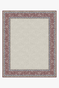 Afshan Burgundy Rug