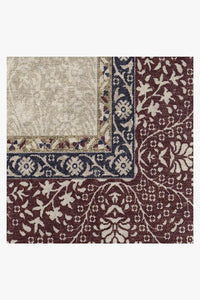 Afshan Burgundy Rug