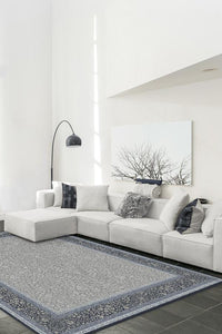 Afshan Steel Blue Rug