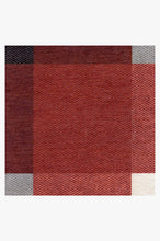 Load image into Gallery viewer, Buffalo Plaid Black &amp; Red Rug
