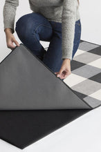 Load image into Gallery viewer, Buffalo Plaid Black &amp; White Rug
