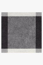 Load image into Gallery viewer, Buffalo Plaid Black &amp; White Rug

