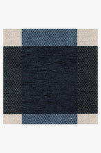 Load image into Gallery viewer, Buffalo Plaid Blue &amp; Ivory Rug
