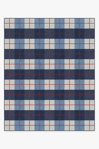 Buffalo Plaid Red & Blue Rug