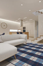 Load image into Gallery viewer, Buffalo Plaid Red &amp; Blue Rug
