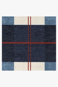 Buffalo Plaid Red & Blue Rug