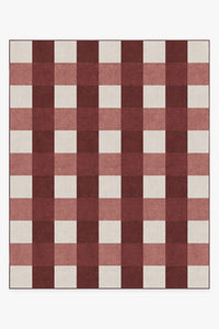 Buffalo Plaid Red & White Rug