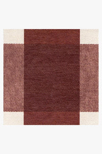 Buffalo Plaid Red & White Rug