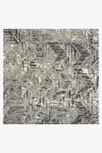 Load image into Gallery viewer, Herringbone Batik Ash Grey Rug
