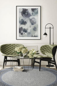 Afshan Steel Blue Rug