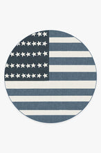 Load image into Gallery viewer, American Flag Blue Rug
