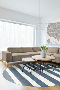 American Flag Blue Rug