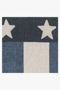 American Flag Blue Rug