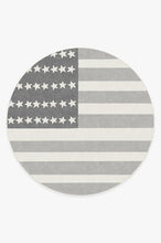 Load image into Gallery viewer, American Flag Grey Rug
