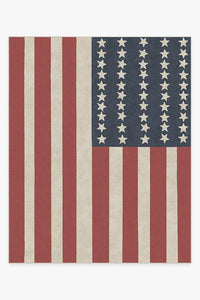 American Flag Red Rug
