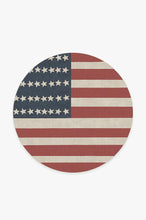 Load image into Gallery viewer, American Flag Red Rug
