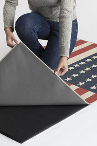 American Flag Red Rug